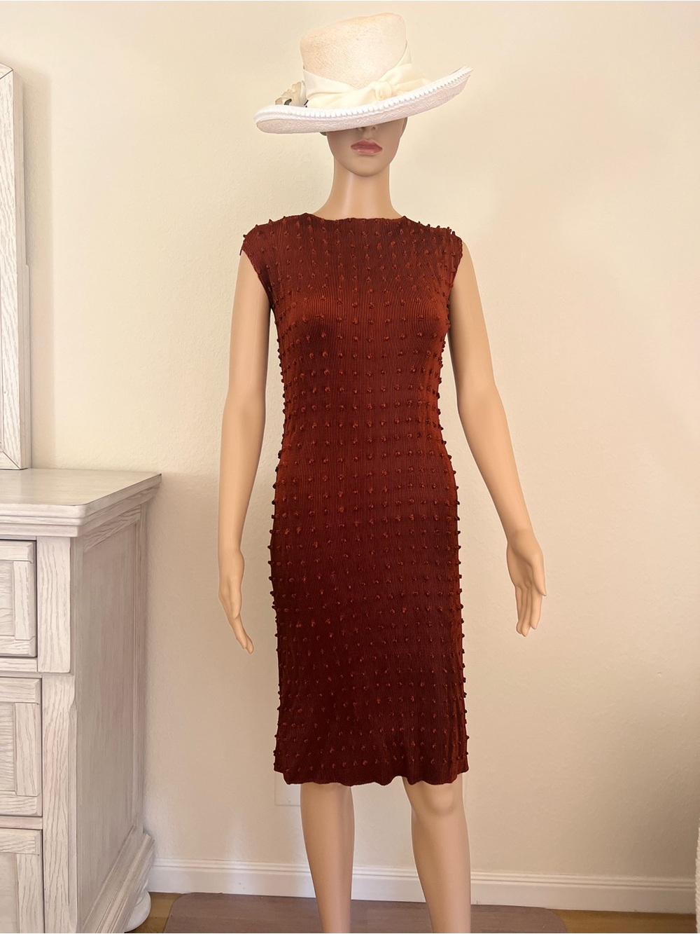 Ultra-Stretch 3D Bubble Bodycon
Sleeveless Dress